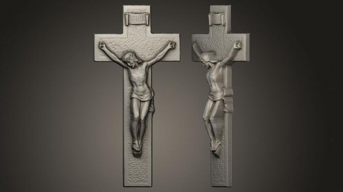 نموذج ثلاثي الأبعاد لآلة CNC الصلبان والصلبان يسوع المصلوب